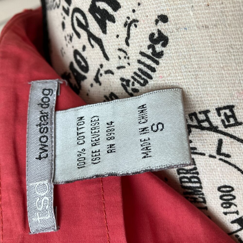 Two Star Dog 16-panel flippy coral midi skirt - Picture 5 of 10